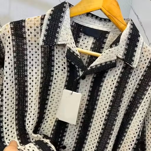 Modern Mens Crochet Cotton tshirt