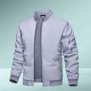 Men Solid Bomber Jacket